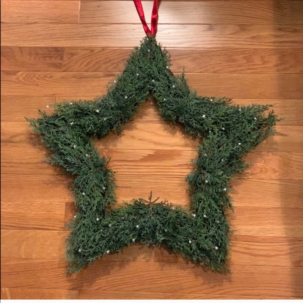 Two pottery barn wreaths